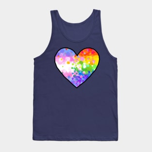 Trans/Rainbow Heart Tank Top